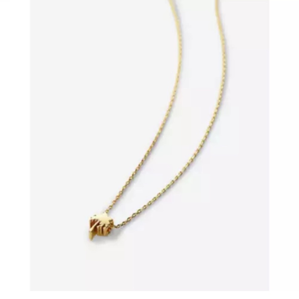 Bryan Anthony’s Breathe palm tree necklace - gold